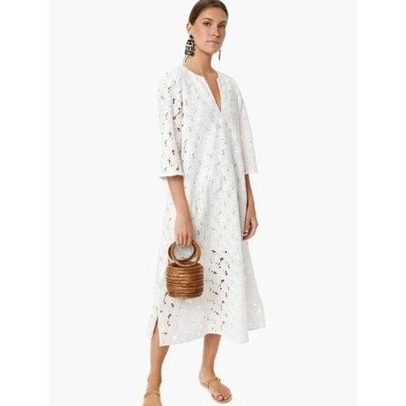 Tuckernuck Jamie White Lace Dress Size Medium M Casual Summer Spring Outfit - Picture 1 of 8
